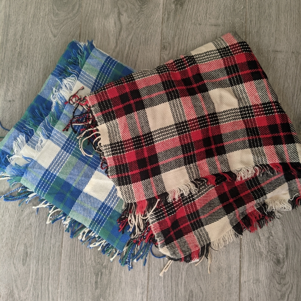 Madewell Scottsdale Plaid Scarf Bundle
